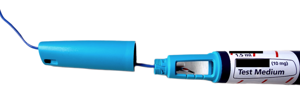 Temperature measurements of a medicine can only be done inside of a medicine to achieve correct results